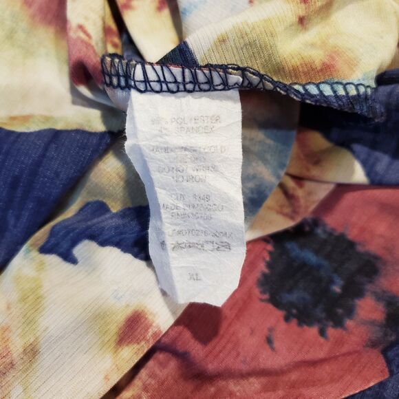 PAISLEY GRACE TUNIC 3/4 SLEEVE POLY/SPANDEX SIZE XL - Picture 7 of 7